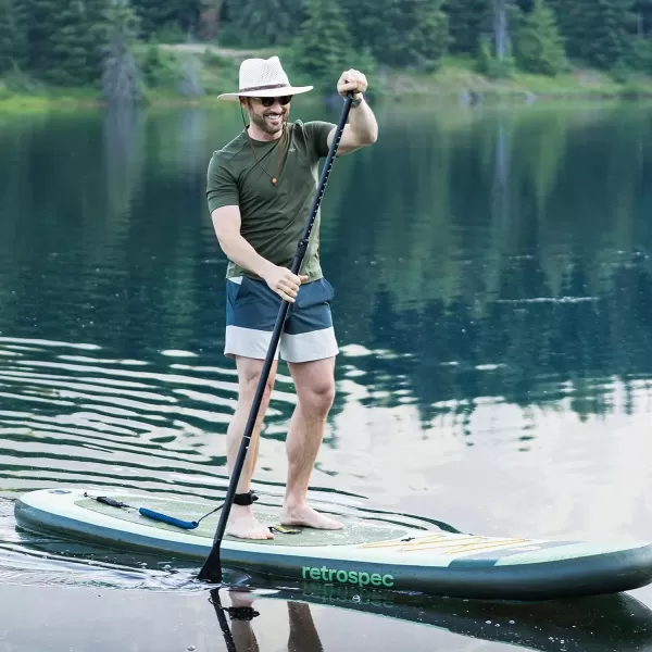 imageRetrospec Adjustable Aluminum Paddle iStand Up Paddle Board 3 Piece
