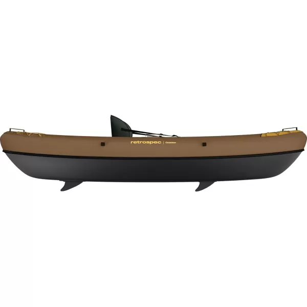 imageRetrospec Coaster Single ampamp Tandem Inflatable Kayak  1 ampamp 2 Person Inflatable Kayak for Adults 220 ampamp 500lb Weight Capacity Puncture Resistant Lightweight Kayak with Adjustable Seats Paddle ampamp PumpWild Spruce