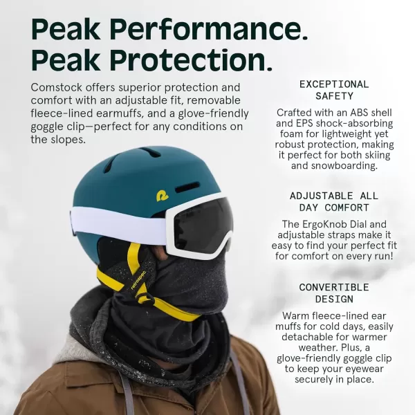 imageRetrospec Comstock Ski Helmet  Snowboard Helmet for Adults ampamp Youth  Adjustable Fit Snow Helmet with Protective Shell and Breathable Vents for Men Women Boys ampamp GirlsMatte Superior Blue