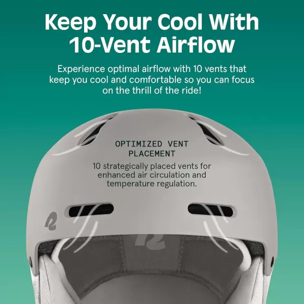 imageRetrospec Comstock Ski Helmet  Snowboard Helmet for Adults ampamp Youth  Adjustable Fit Snow Helmet with Protective Shell and Breathable Vents for Men Women Boys ampamp GirlsMatte Canyon