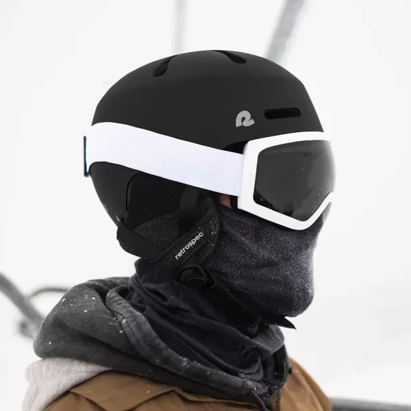 imageRetrospec Comstock Ski Helmet  Snowboard Helmet for Adults ampamp Youth  Adjustable Fit Snow Helmet with Protective Shell and Breathable Vents for Men Women Boys ampamp GirlsMatte Black
