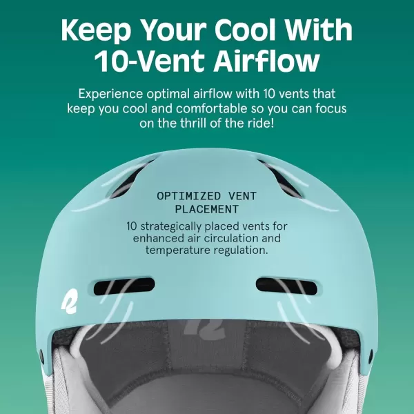 imageRetrospec Comstock Ski Helmet  Snowboard Helmet for Adults ampamp Youth  Adjustable Fit Snow Helmet with Protective Shell and Breathable Vents for Men Women Boys ampamp GirlsMatte Blue Ridge