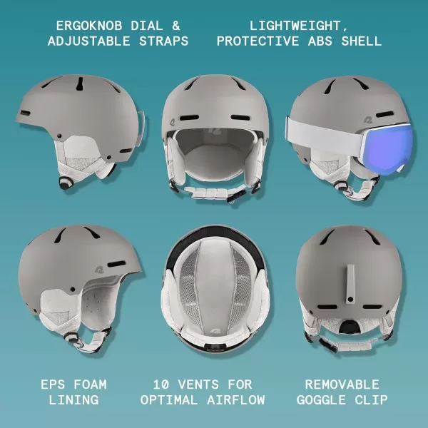 imageRetrospec Comstock Ski Helmet  Snowboard Helmet for Adults ampamp Youth  Adjustable Fit Snow Helmet with Protective Shell and Breathable Vents for Men Women Boys ampamp GirlsMatte Canyon
