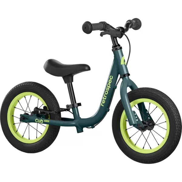 imageRetrospec Cub Plus Toddler Balance Bike for Boys ampamp Girls Ages 18 Months  4 Years No Pedals with Lightweight Frame and Adjustable VBrake Seat and Handlebar for KidsCypress Blue