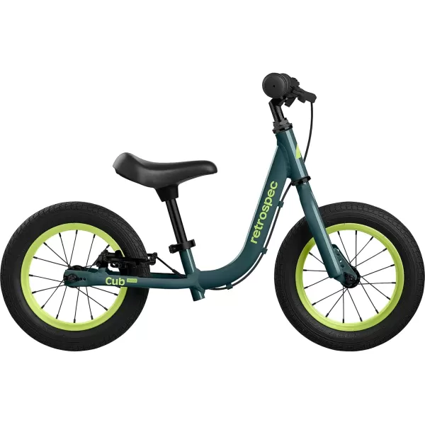 imageRetrospec Cub Plus Toddler Balance Bike for Boys ampamp Girls Ages 18 Months  4 Years No Pedals with Lightweight Frame and Adjustable VBrake Seat and Handlebar for KidsCypress Blue