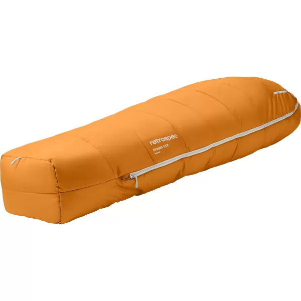 imageRetrospec Dream 5 15 30 Sleeping Bag  Mummy Sleeping Bag for Camping Insulated Cold Weather Sleeping Bag Lightweight Stuff Sack WaterResistant and Adjustable Draw Cords Adult Sleeping BagClay