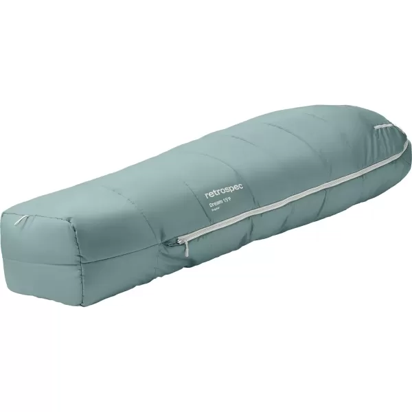 imageRetrospec Dream 5 15 30 Sleeping Bag  Mummy Sleeping Bag for Camping Insulated Cold Weather Sleeping Bag Lightweight Stuff Sack WaterResistant and Adjustable Draw Cords Adult Sleeping BagSprucestone