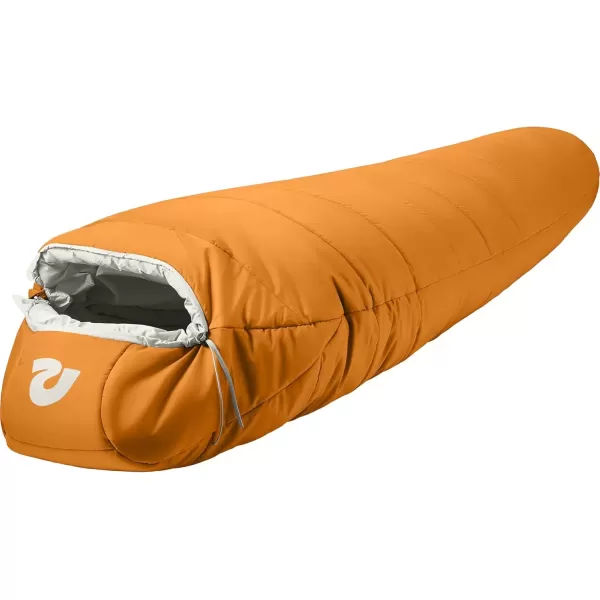 imageRetrospec Dream 5 15 30 Sleeping Bag  Mummy Sleeping Bag for Camping Insulated Cold Weather Sleeping Bag Lightweight Stuff Sack WaterResistant and Adjustable Draw Cords Adult Sleeping BagClay
