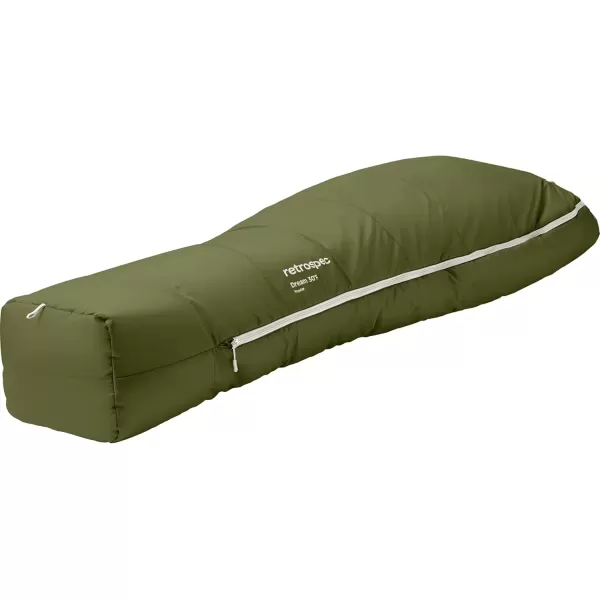 imageRetrospec Dream 5 15 30 Sleeping Bag  Mummy Sleeping Bag for Camping Insulated Cold Weather Sleeping Bag Lightweight Stuff Sack WaterResistant and Adjustable Draw Cords Adult Sleeping BagJuniper
