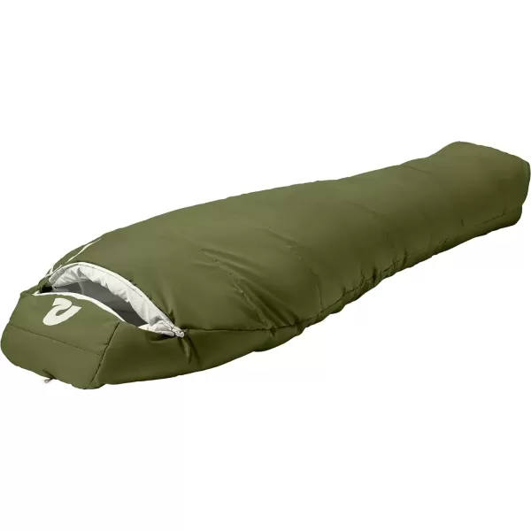 imageRetrospec Dream 5 15 30 Sleeping Bag  Mummy Sleeping Bag for Camping Insulated Cold Weather Sleeping Bag Lightweight Stuff Sack WaterResistant and Adjustable Draw Cords Adult Sleeping BagJuniper