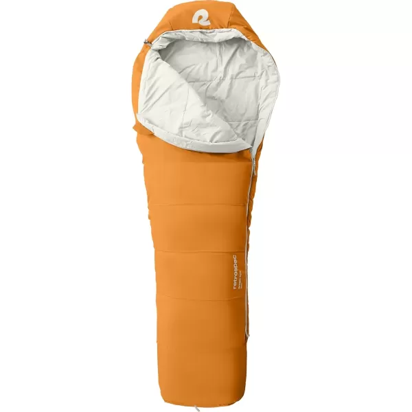 imageRetrospec Dream 5 15 30 Sleeping Bag  Mummy Sleeping Bag for Camping Insulated Cold Weather Sleeping Bag Lightweight Stuff Sack WaterResistant and Adjustable Draw Cords Adult Sleeping BagClay