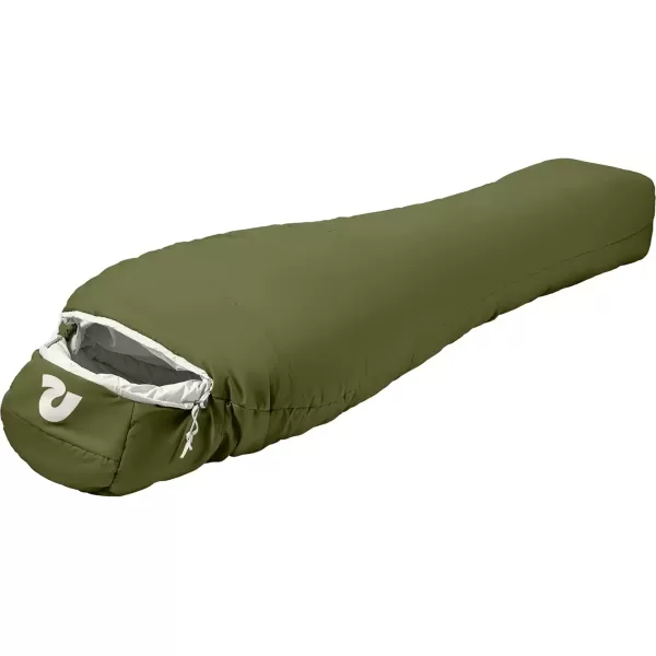 imageRetrospec Dream 5 15 30 Sleeping Bag  Mummy Sleeping Bag for Camping Insulated Cold Weather Sleeping Bag Lightweight Stuff Sack WaterResistant and Adjustable Draw Cords Adult Sleeping BagJuniper