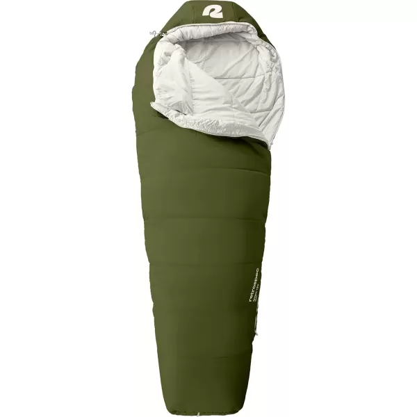 imageRetrospec Dream 5 15 30 Sleeping Bag  Mummy Sleeping Bag for Camping Insulated Cold Weather Sleeping Bag Lightweight Stuff Sack WaterResistant and Adjustable Draw Cords Adult Sleeping BagJuniper