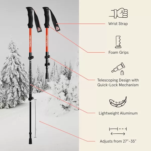 imageRetrospec Drifter 1417 Inch Kids Bundle Snowshoes ampamp Trekking Poles for Boys ampamp Girls  All Terrain with Adjustable Binding Carry Bag and Lightweight Walking ampamp Hiking PolesBlush