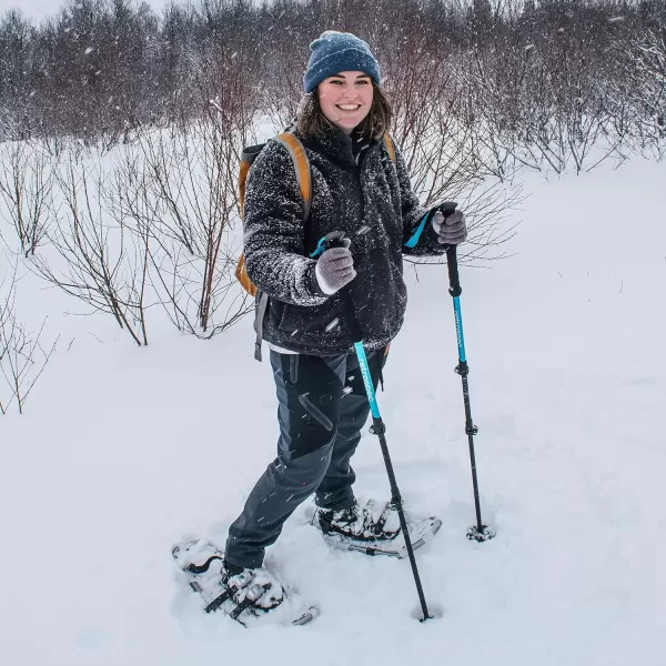 imageRetrospec Drifter Snowshoe for Men ampamp Women  Aluminum Frames ampamp a DoubleRachet Binding System  Lightweight All Terrain Snow ShoesArctic
