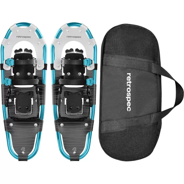imageRetrospec Drifter Snowshoe for Men ampamp Women  Aluminum Frames ampamp a DoubleRachet Binding System  Lightweight All Terrain Snow ShoesIce Cap
