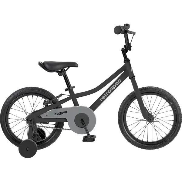 imageRetrospec Koda Plus Kids Bike for Boys ampamp Girls Ages 46 Years  16quotBlack