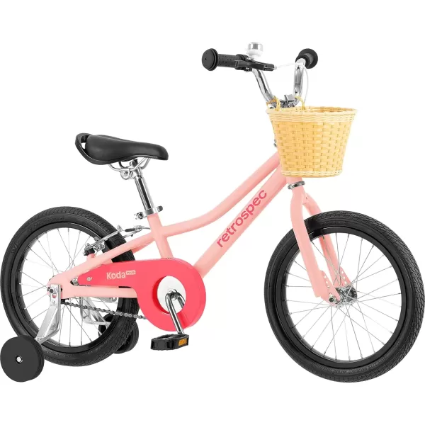imageRetrospec Koda Plus Kids Bike for Boys ampamp Girls Ages 46 Years  16quotBlush