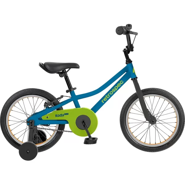 imageRetrospec Koda Plus Kids Bike for Boys ampamp Girls Ages 46 Years  16quotBrash Blue