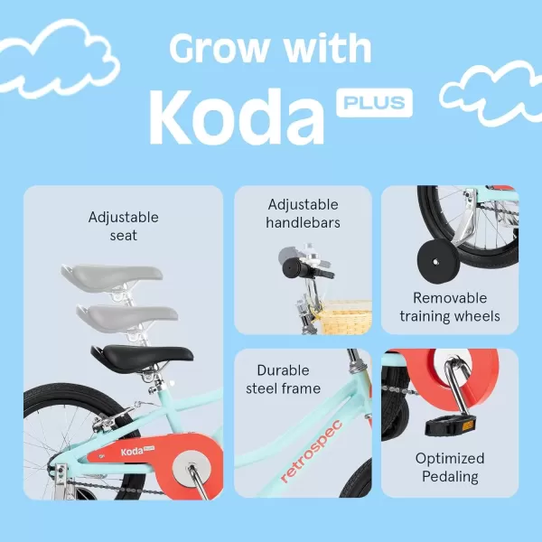 imageRetrospec Koda Plus Kids Bike for Boys ampamp Girls Ages 46 Years  16quotStarfish