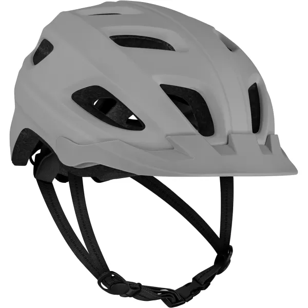 imageRetrospec Lennon Bike Helmet with LED Safety Light Adjustable Dial ampamp Removable VisorMatte Stone
