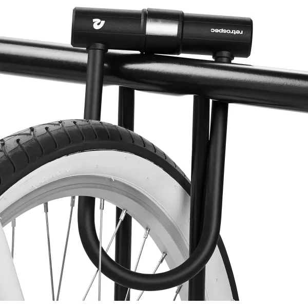 imageRetrospec Lookout ULock Bike Lock with 4Ft Security Cable Heavy Duty AntiTheft Bicycle Lock with 14mm Shackle Pick Resistant ampamp Secure AntiRotation DesignMatte Black