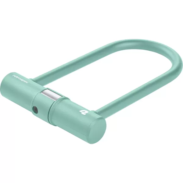 imageRetrospec Lookout ULock Bike Lock with 4Ft Security Cable Heavy Duty AntiTheft Bicycle Lock with 14mm Shackle Pick Resistant ampamp Secure AntiRotation DesignMatte Matcha