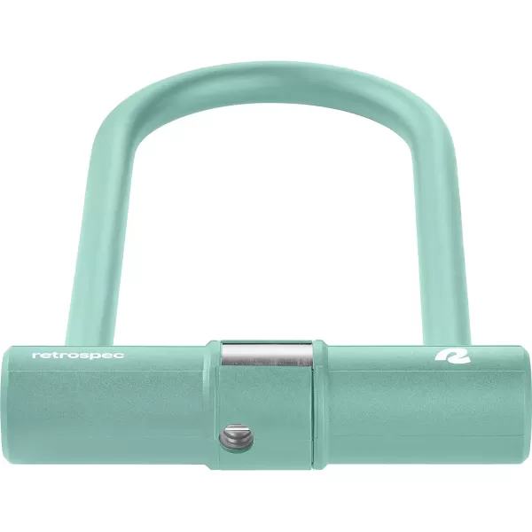 imageRetrospec Lookout ULock Bike Lock with 4Ft Security Cable Heavy Duty AntiTheft Bicycle Lock with 14mm Shackle Pick Resistant ampamp Secure AntiRotation DesignMatte Matcha