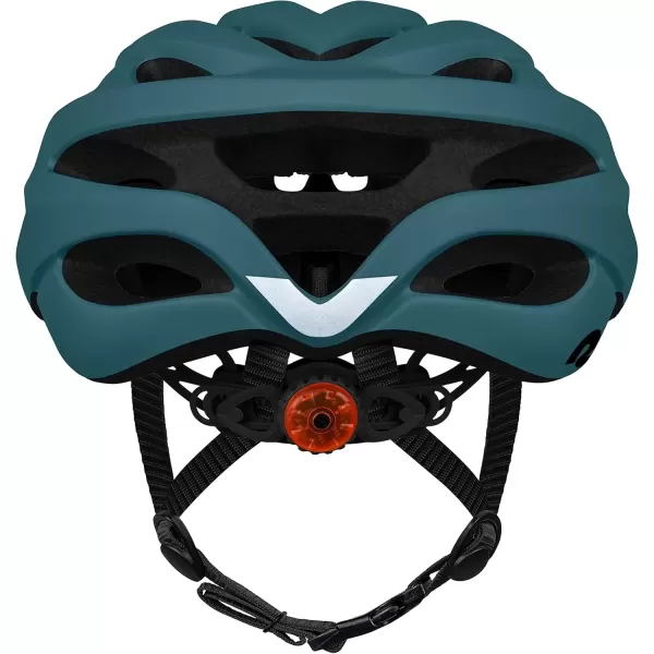 imageRetrospec Silas Adult Bike Helmet with Light for Men ampamp Women  Lightweight ComfortableMatte Superior Blue