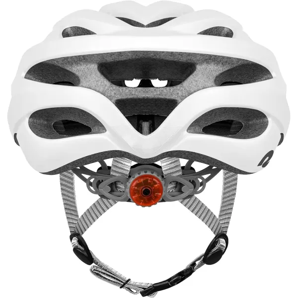 imageRetrospec Silas Adult Bike Helmet with Light for Men ampamp Women  Lightweight ComfortableMatte White