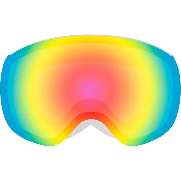 imageRetrospec Traverse Plus Ski ampamp Snowboard Snow Goggles and Interchangeble Lenses for Men and Women AntiFog and OTG DesignKaleido