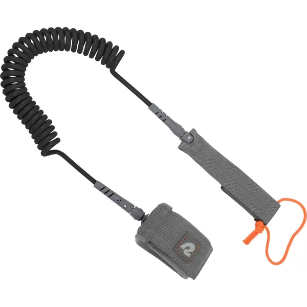 imageRetrospec Weekender 10 Paddle Board Safety Leash Coiled for Stand Up PaddleboardsBlack