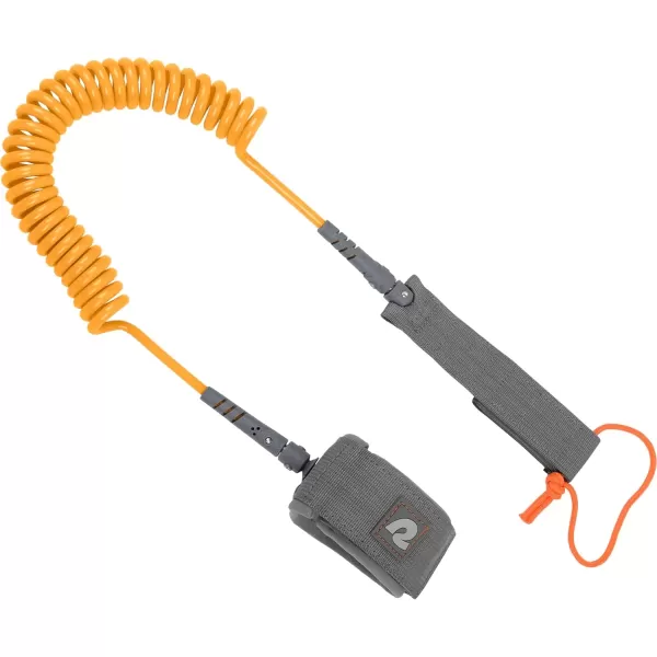 imageRetrospec Weekender 10 Paddle Board Safety Leash Coiled for Stand Up PaddleboardsClementine
