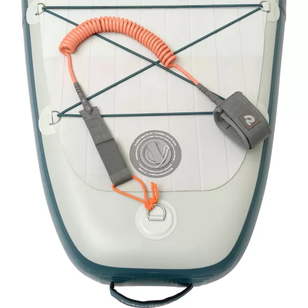 imageRetrospec Weekender 10 Paddle Board Safety Leash Coiled for Stand Up PaddleboardsCoral