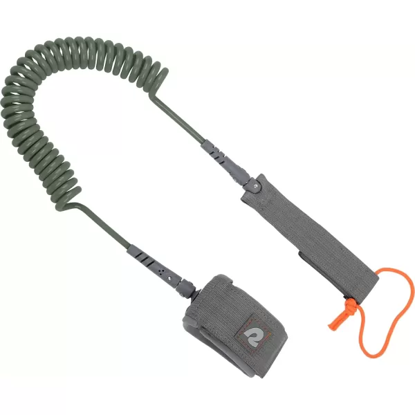 imageRetrospec Weekender 10 Paddle Board Safety Leash Coiled for Stand Up PaddleboardsSpruce