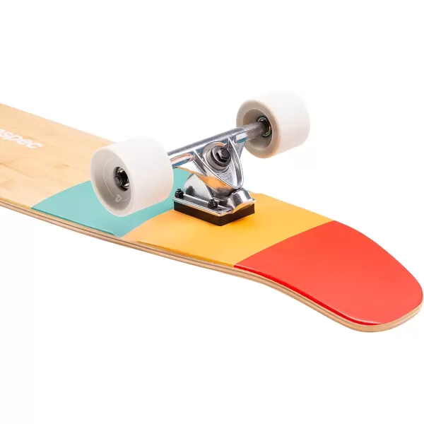 imageRetrospec Zed Longboard Skateboard Complete Cruiser  Bamboo ampamp Canadian Maple Wood Cruiser w Reverse Kingpin Trucks for Commuting Cruising Carving ampamp Downhill RidingZion