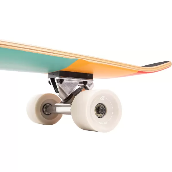 imageRetrospec Zed Longboard Skateboard Complete Cruiser  Bamboo ampamp Canadian Maple Wood Cruiser w Reverse Kingpin Trucks for Commuting Cruising Carving ampamp Downhill RidingZion