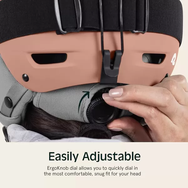 imageRetrospec Zephyr Ski Helmet  Snowboard Helmet for Adults ampamp Youth Adjustable Fit Snow Helmet with Protective Shell and Breathable Vents for Men Women Boys and GirlsMatte Rose