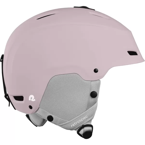 imageRetrospec Zephyr Ski Helmet  Snowboard Helmet for Adults ampamp Youth Adjustable Fit Snow Helmet with Protective Shell and Breathable Vents for Men Women Boys and GirlsMatte Rose