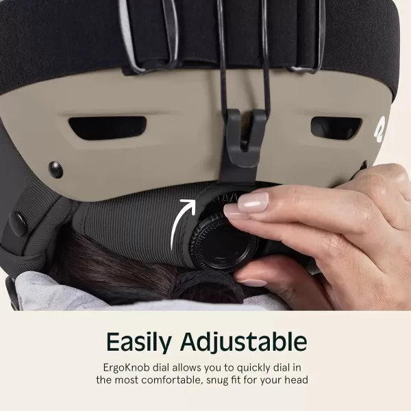 imageRetrospec Zephyr Ski Helmet  Snowboard Helmet for Adults ampamp Youth Adjustable Fit Snow Helmet with Protective Shell and Breathable Vents for Men Women Boys and GirlsMatte Canyon