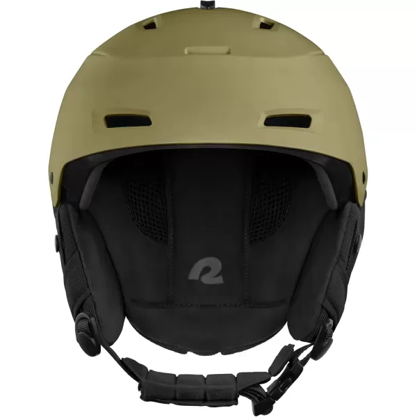 imageRetrospec Zephyr Ski Helmet  Snowboard Helmet for Adults ampamp Youth Adjustable Fit Snow Helmet with Protective Shell and Breathable Vents for Men Women Boys and GirlsMatte Bonsai Green