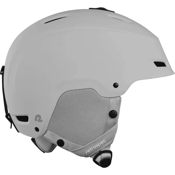 imageRetrospec Zephyr Ski Helmet  Snowboard Helmet for Adults ampamp Youth Adjustable Fit Snow Helmet with Protective Shell and Breathable Vents for Men Women Boys and GirlsMatte Slate