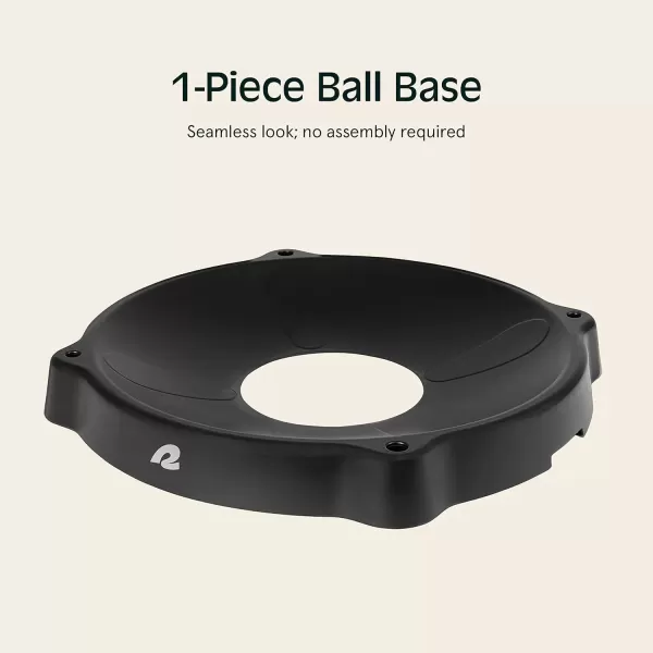 imageRetrospec Exercise Ball Base  Versatile Yoga and Pilates Accessory Fits 45 55 65 75cm Balls Durable ABS Plastic Construction