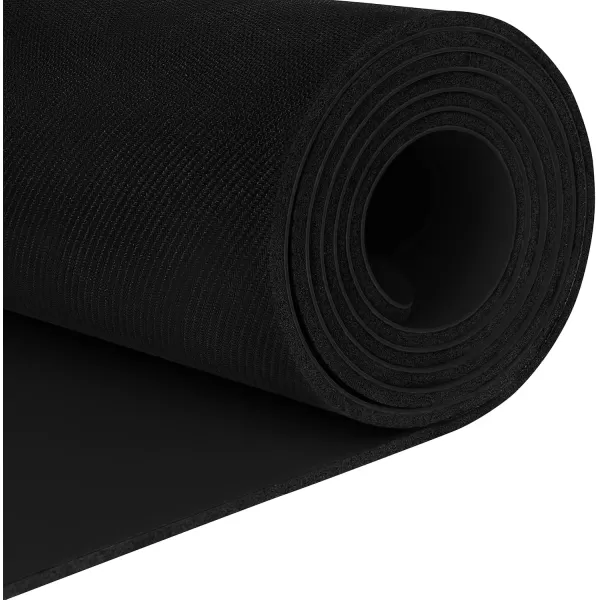 imageRetrospec Laguna 5mm Yoga Mat  Fitness Mat for Women Men ampamp Children SlipResistant and Moisture Absorbing Exercise Mat for Home Pilates Yoga and Floor WorkoutsBlack