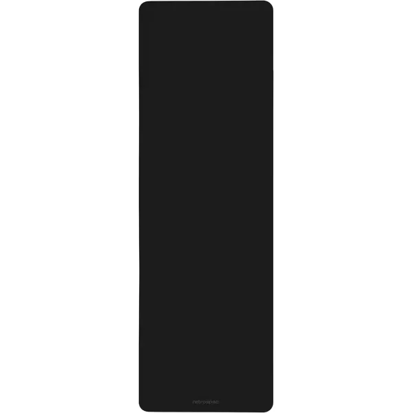 imageRetrospec Laguna 5mm Yoga Mat  Fitness Mat for Women Men ampamp Children SlipResistant and Moisture Absorbing Exercise Mat for Home Pilates Yoga and Floor WorkoutsBlack
