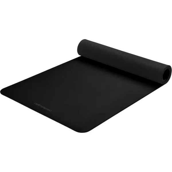 imageRetrospec Laguna 5mm Yoga Mat  Fitness Mat for Women Men ampamp Children SlipResistant and Moisture Absorbing Exercise Mat for Home Pilates Yoga and Floor WorkoutsBlack