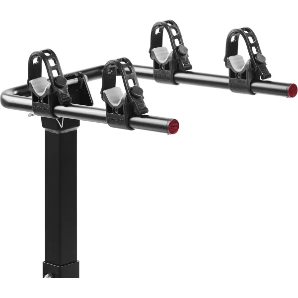 imageRetrospec Lenox 25  Bike Hitch Rack for Cars Trucks SUVs with 2 Hitch  Foldable Steel Frame with AntiRattle Adapter Tie Down Cradles and Straps  Fits Most FramesBlack