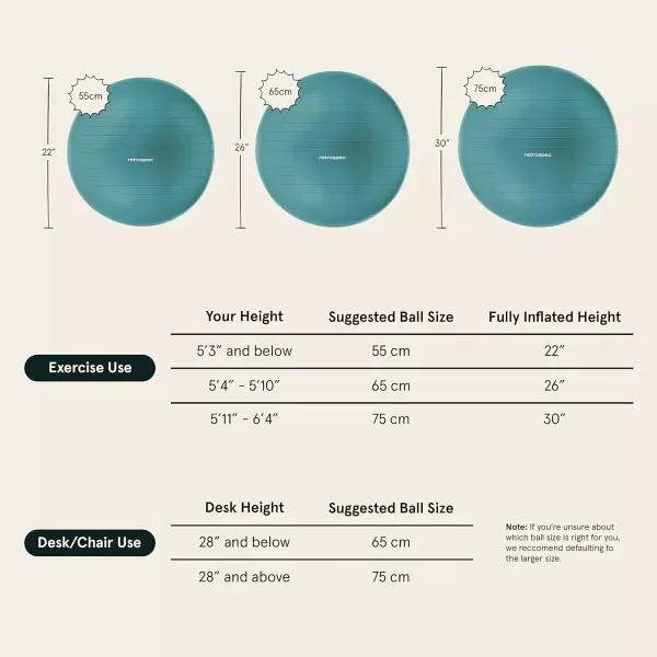 imageRetrospec Luna Exercise BallTurquoise