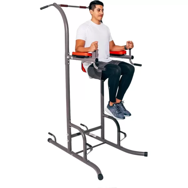 imageRetrospec Power Tower for Functional Fitness Home Gym Strength Trainer Pads