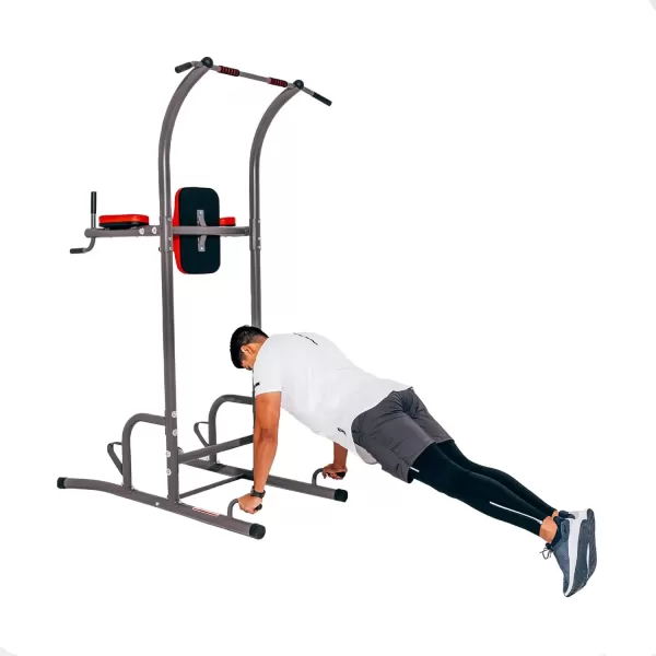 imageRetrospec Power Tower for Functional Fitness Home Gym Strength Trainer Pads